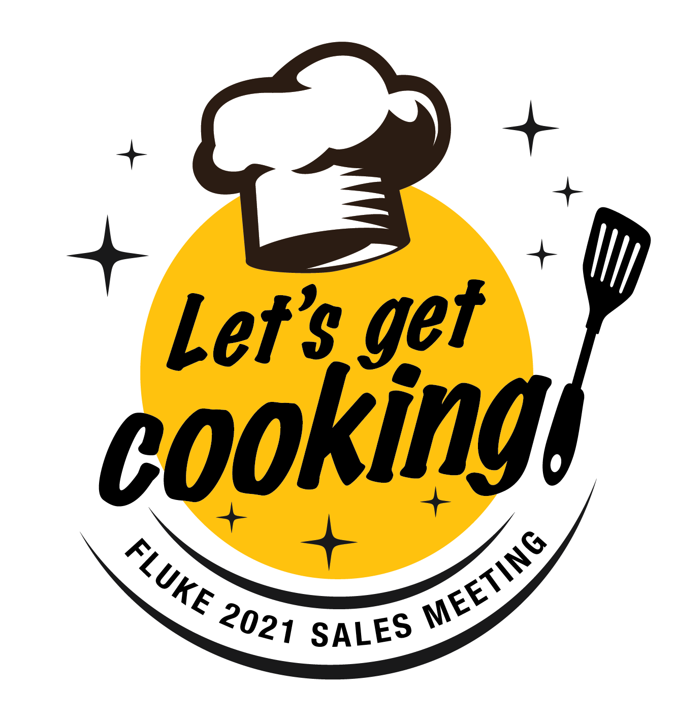 Fluke's Let's Get Cooking Event Logo
